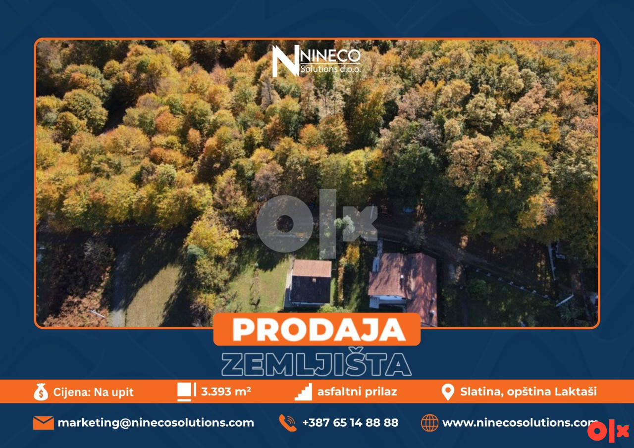 ZEMLJIŠTE SA ŠUMOM - SLATINA - 3.393 m2