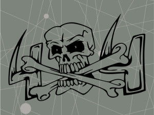 Auto naljepnice 4x4 kostur naljepnica sticker