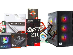 Gaming PC Airface Pure Pro-01; R5 7600X RX 7600 500GB 16GB DOPER