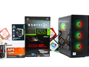 Gaming PC Airface Pure Pro-02; R5 5500 RTX 5050 480GB 16GB DOPER