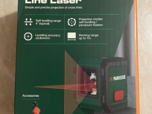 Laser za krizne ukrstene linije Parkside