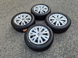 Celicne felge 16 5x112 Golf 6 7 8 Touran Caddy sa ratkapama i gum