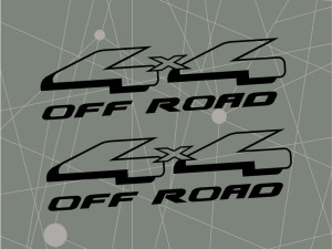 Auto naljepnice 4x4 OFF ROAD Set naljepnica stiker