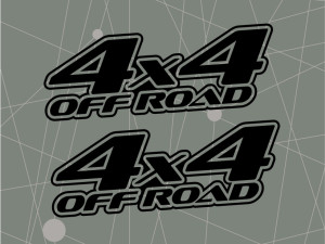 Auto naljepnice 4x4 OFF ROAD set naljepnica stiker