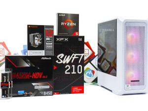 Gaming PC Archon 2 Mesh-50W; R5 5600; RX 7600; 500GB; 16GB DOPER