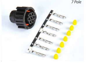 Džek za lampu 7 PIN AMP Ž