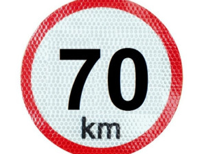 Ograničenje brzine fluorescentno 70