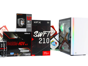 Gaming PC Cougar Purity-22W; R7 5700X; RX 7600; 500GB; 16GB DOPER