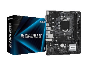 ASROCK MB H410M-H/M2 SE Intel H370 LGA1200 2xDDR4 4xSATA3 M2 DP