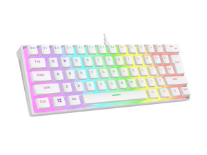 Tastatura gaming RAMPAGE RADIANT K11 white blue switch Type-C