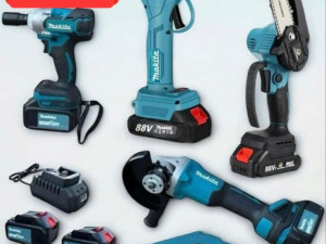 Aku set Makita 4u1 + 3 velike baterije