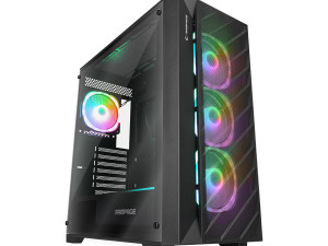 Kućište gaming RAMPAGE PRIME Mesh Tempered Glass 4ARGB Fan Hub