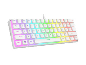 Tastatura gaming RAMPAGE RADIANT K11 white red switch Type-C R