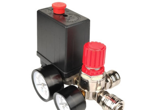 Monofazna tlačna zračna sklopka za kompresor sa regulatorom