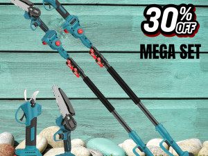 TELESKOP SET / Aku Makaze Motorka Štap / 2x baterija