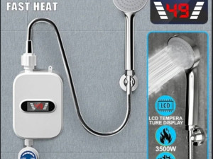 Mini protočni bojler instan česma sa grijačem 3500W