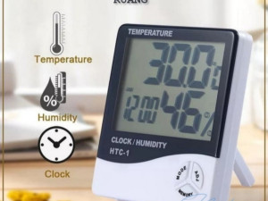 Digitalni termometar sat mjerač vlage hygrometar