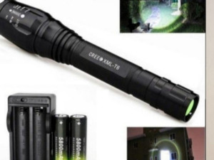 Led lampa baterija lovačka za lov sa nosačem i mikro prekidačem