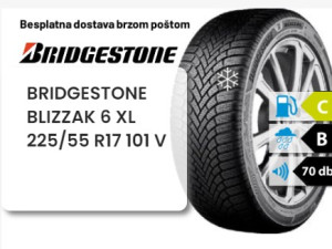 225/55 R 17 101V XL BRIDGESTONE BLIZZAK 6