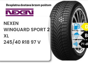 245/40 R 18 97V XL NEXEN WINGUARD SPORT 2