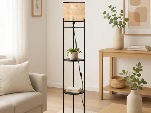 Podna lampa Isel Pletena