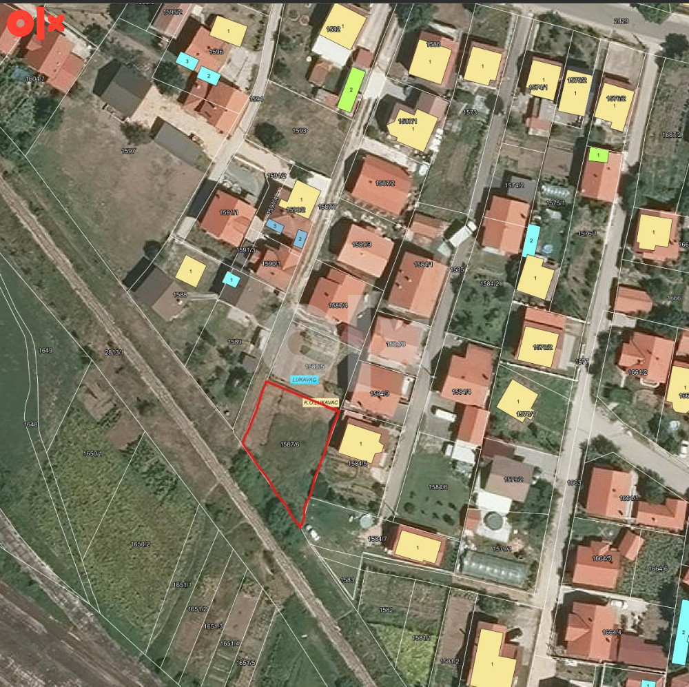 Zemljište Lukavac, 515m2 + 201m2 2
