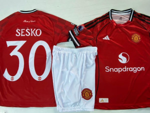 Sesko-Manchester Utd-Dječiji kompleti dres i sorc