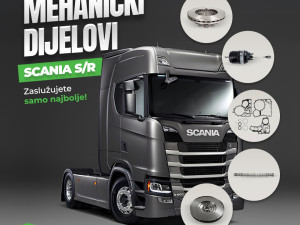 SCANIA euro6 mehanicki dijelovi turbina dizna klip alternator