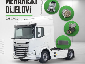 DAF XF XG euro6 mehanicki dijelovi dizna turbina kompresor