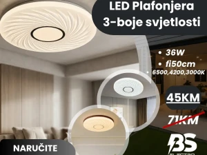 LED Plafonjera 36W fi50cm 3-Boje