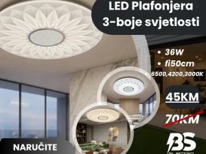 LED Plafonjera 36W fi50cm 3-Boje