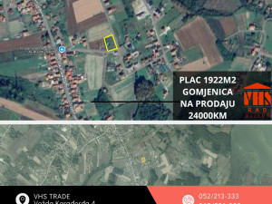 Zemljište Prijedor 1922m2