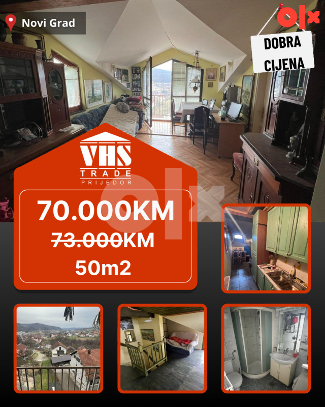 Stan Novi Grad 50m2