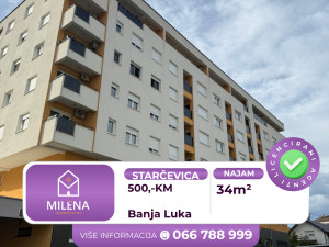 Garsonjera 34m2 - Starčevica Sime Miljuša