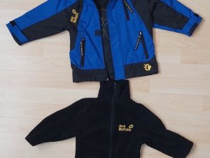 Dječija jakna + flis Jack Wolfskin original Veličina 92
