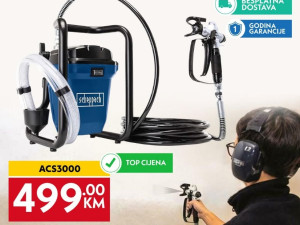 Scheppach kompresor za farbanje ACS3000 NOVI MODEL