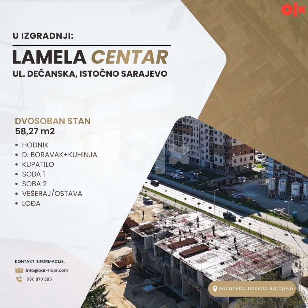 Dvosoban stan - Dečanska, Istočno Sarajevo