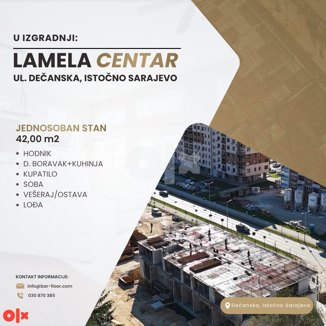 Jednosoban stan - Dečanska, Istočno Sarajevo