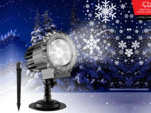 Novogodišnji laser projektor sa motivima