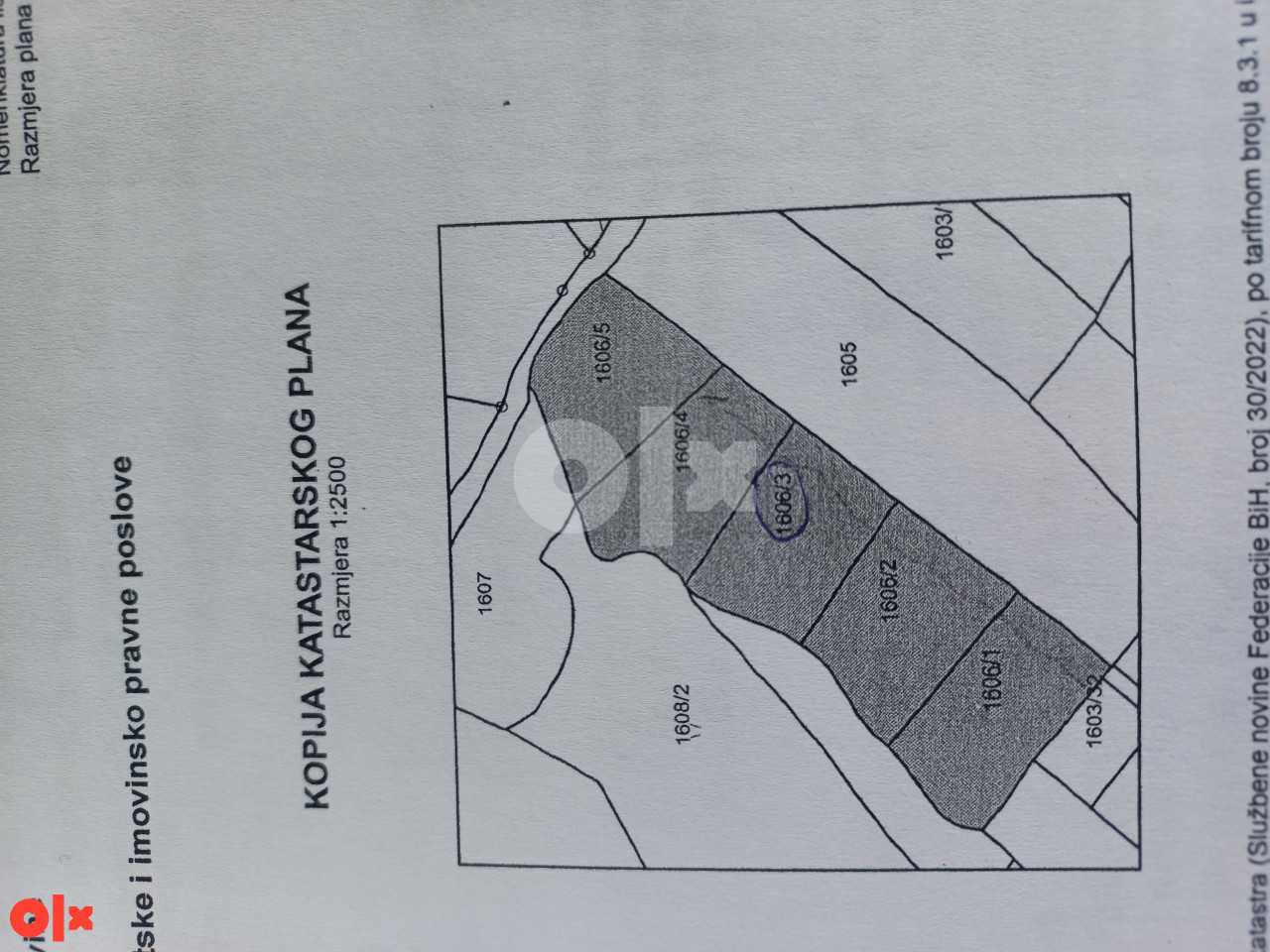 Zemljište Banovići, Ekonomija 1573 m² - Vaade 5