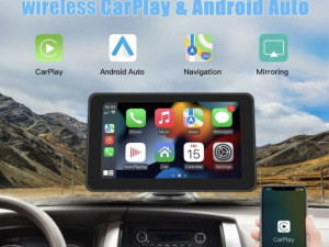 Auto navigacija + drzac 7" Portable Wireless Carplay Android