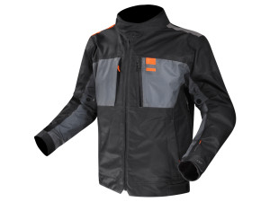 Moto jakna LS2 Titanium plavo-narandžasta XXL