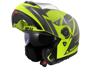 Kaciga LS2 FF908 Strobe II Code Flip-Up žuta-siva L