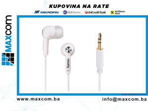 Slušalice HAMA Basic4Music In-Ear Stereo, bijela