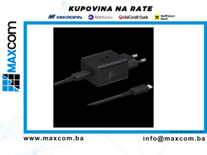 Samsung Punjač za mobitel sa type C kabelom, brzi, PD 3.0, 45W -