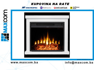 home Kamin, električni, 2000W, daljinski upravljač - FKK11