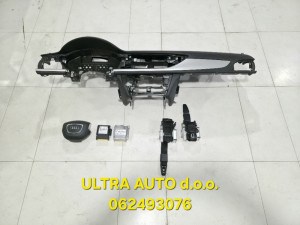 Audi A6 instrument tabla airbag pojasi set 4G