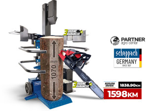 Cjepač COMPACT 8T i Motorna Testera Motorka Pila PCS53