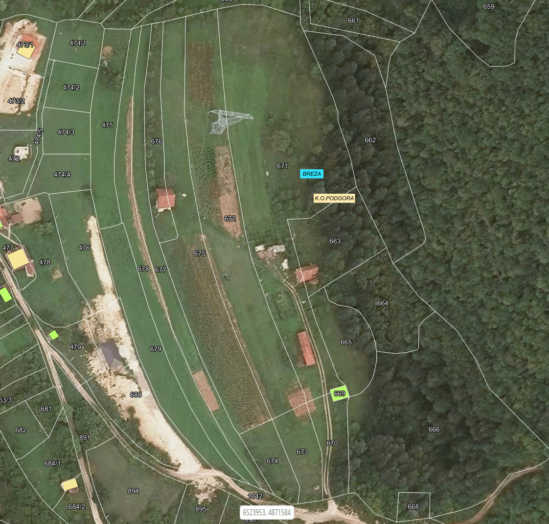 EOS / Zemljište / Podgora, Breza / 4607 m2 2