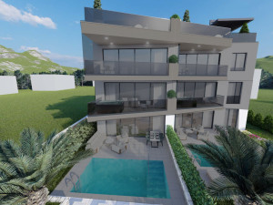 Sukošan Hills : Moderan četverosoban stan s lođom uz more